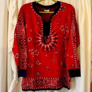 Tasha Polizzi 100% cotton knit top